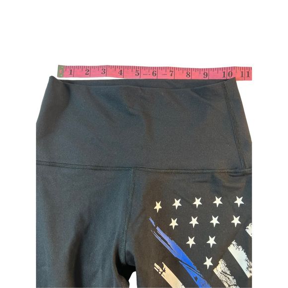 Tactical Pro Supply Women’s Size Small American Flag Leggings High Waist Workout - Picture 2 of 8